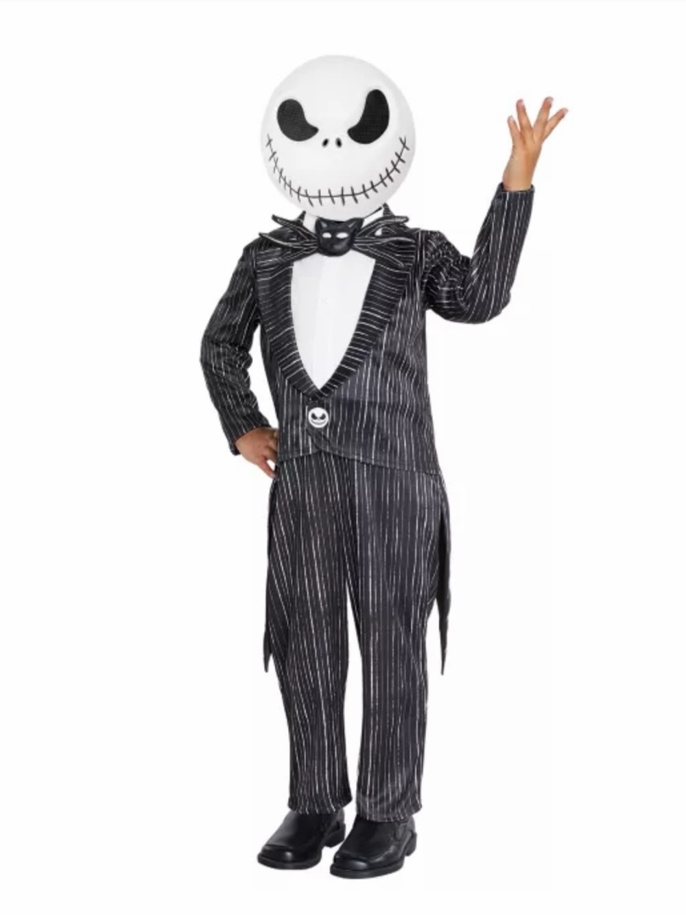 Kids Jack Skellington Costume 5T-6T no mask
